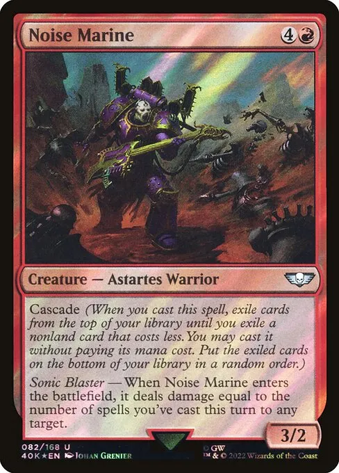 Noise Marine · Warhammer 40,000 Commander 82★/617