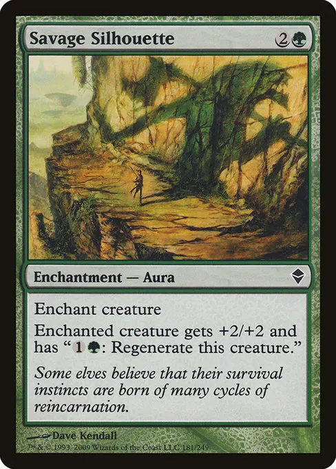 Savage Silhouette · Zendikar 181/269