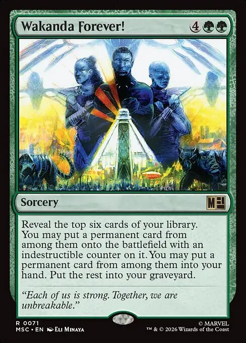 Wakanda Forever! · Marvel Super Heroes Commander 71/9
