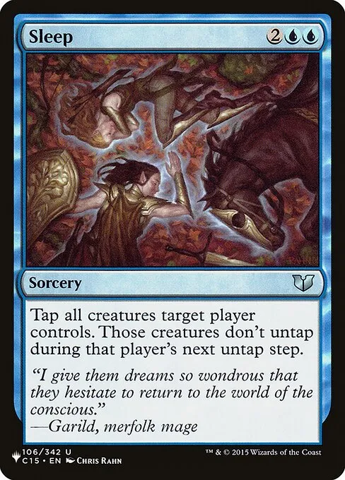 Sleep · The List C15-106/5050