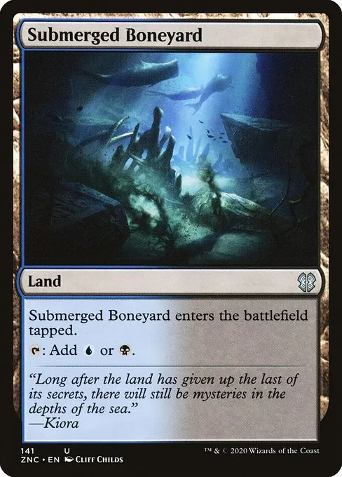 Submerged Boneyard · Zendikar Rising Commander 141/142