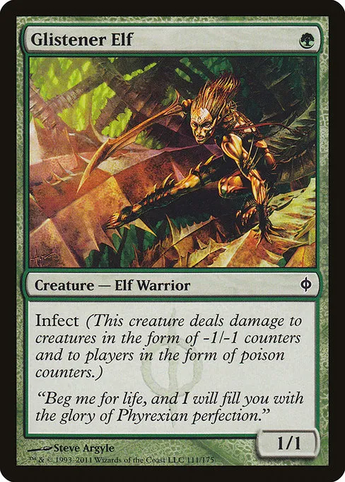 Glistener Elf · New Phyrexia 111/175