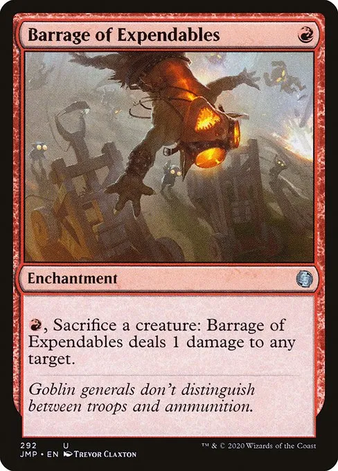 Barrage of Expendables · Jumpstart 292/497