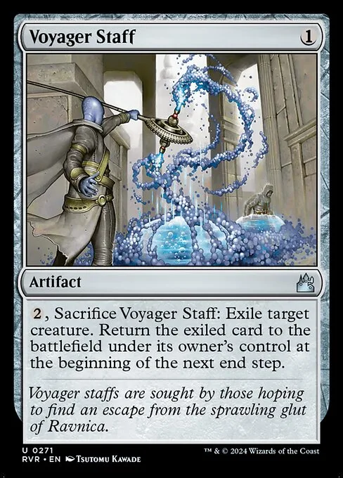 Voyager Staff · Ravnica Remastered 271/531