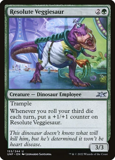 Resolute Veggiesaur · Unfinity 153/639