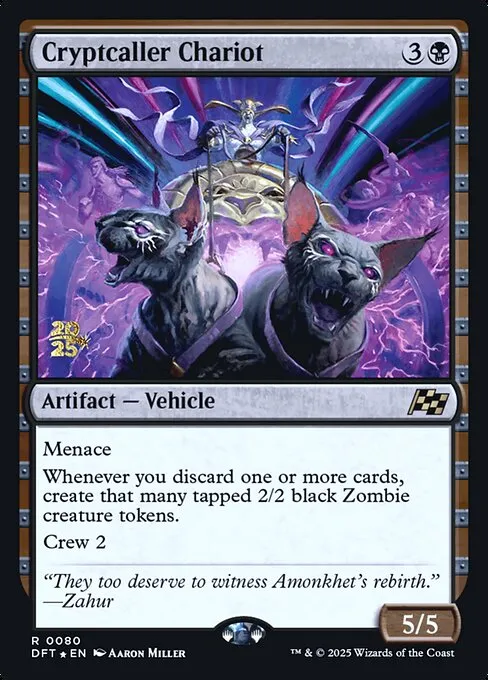 Cryptcaller Chariot · Aetherdrift Promos 80s/160
