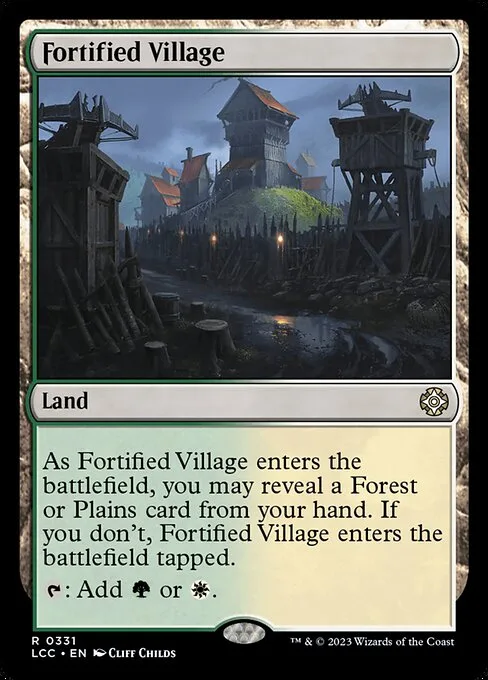 Fortified Village · The Lost Caverns of Ixalan Commander 331/370