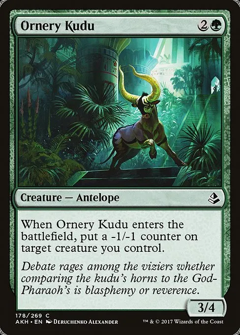 Ornery Kudu · Amonkhet 178/287