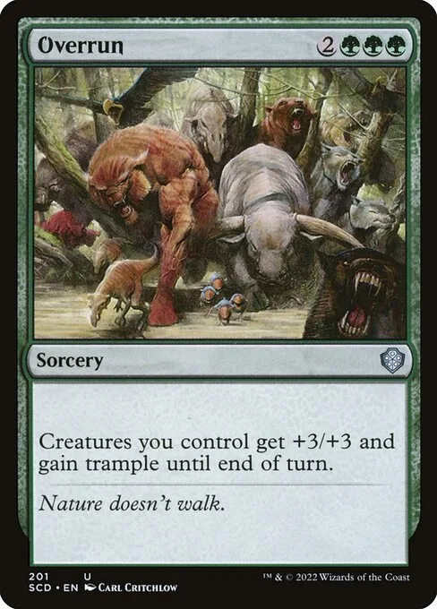 Overrun · Starter Commander Decks 201/352