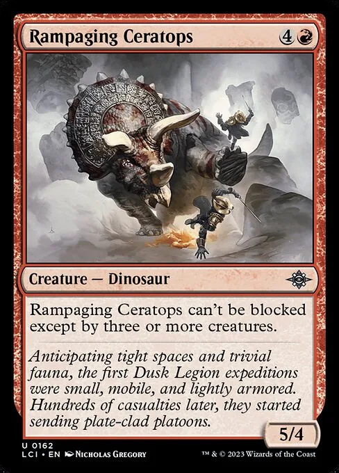 Rampaging Ceratops · The Lost Caverns of Ixalan 162/416