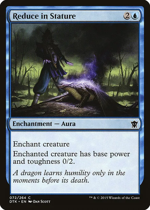 Reduce in Stature · Dragons of Tarkir 72/264