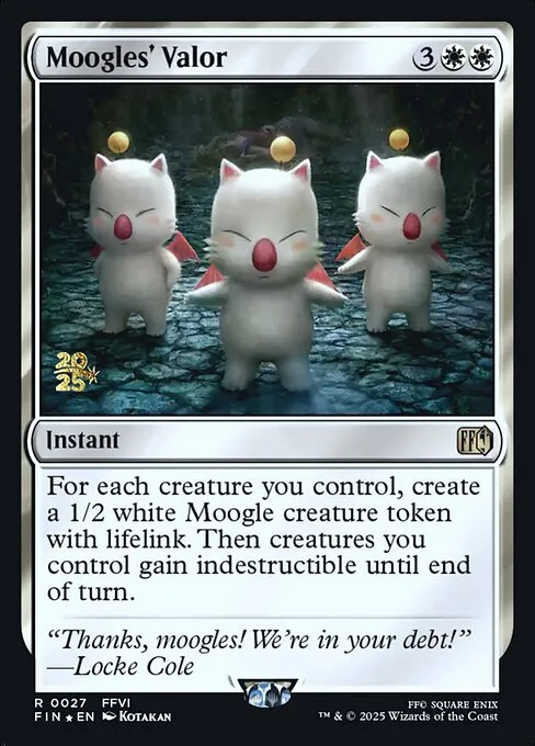 Moogles' Valor · Final Fantasy Promos 27s/94