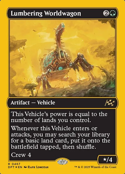 Lumbering Worldwagon · Aetherdrift 467/553
