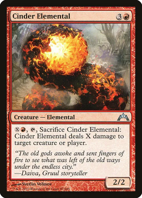 Cinder Elemental · Gatecrash 87/249