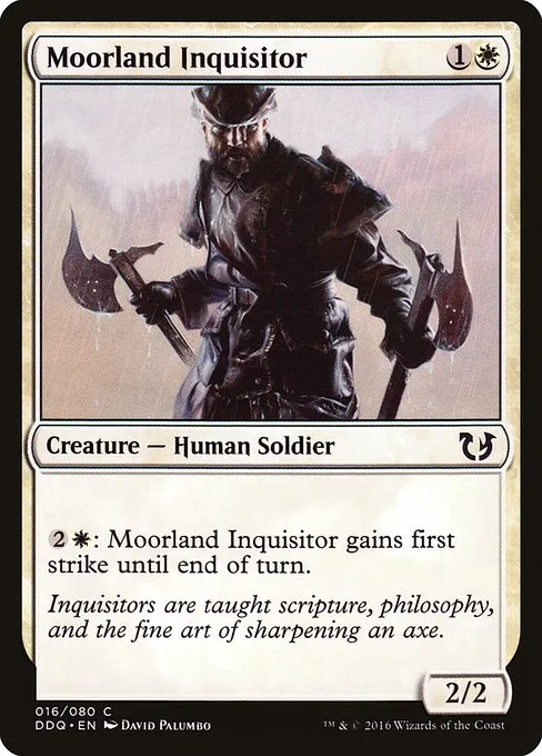 Moorland Inquisitor · Duel Decks: Blessed vs. Cursed 16/80