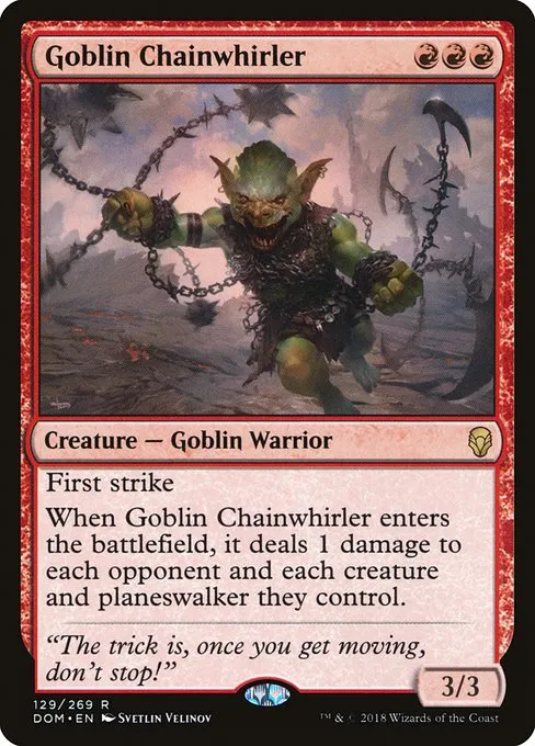 Goblin Chainwhirler · Dominaria 129/280