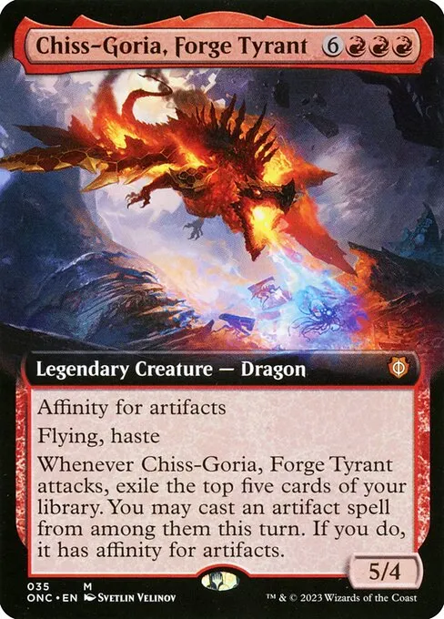 Chiss-Goria, Forge Tyrant · Phyrexia: All Will Be One Commander 35/174