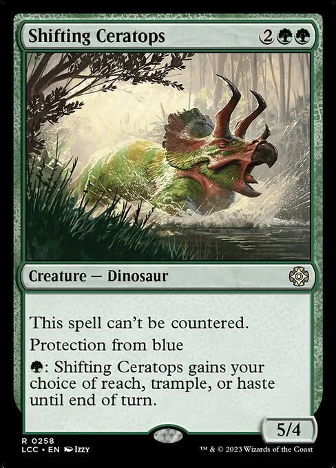 Shifting Ceratops · The Lost Caverns of Ixalan Commander 258/370