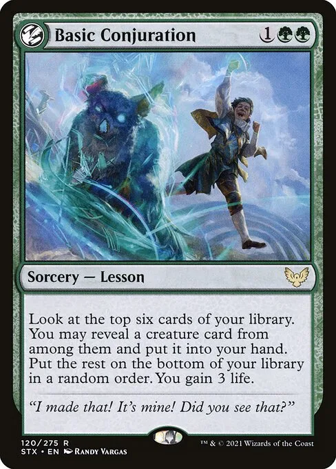 Basic Conjuration · Strixhaven: School of Mages 120/393
