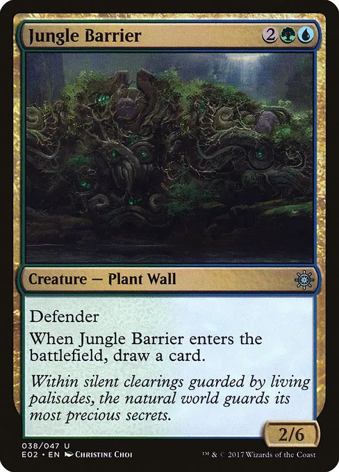 Jungle Barrier · Explorers of Ixalan 38/48