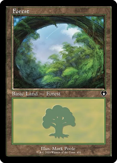 Forest · Commander Masters 451/1067