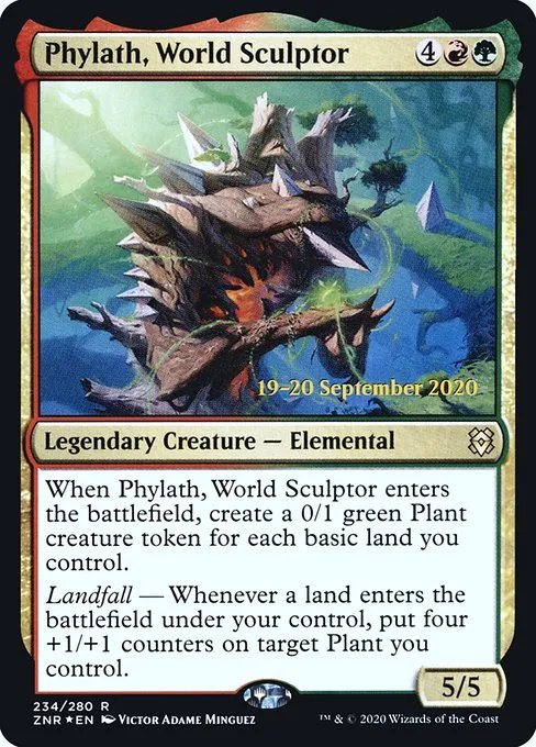 Phylath, World Sculptor · Zendikar Rising Promos 234s/153