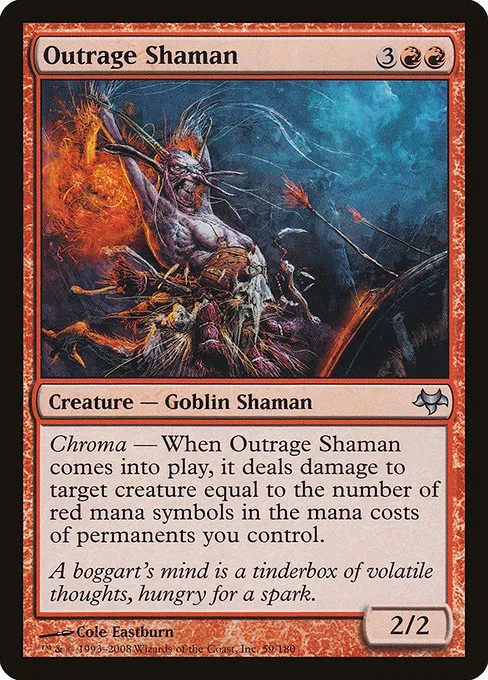 Outrage Shaman · Eventide 59/180