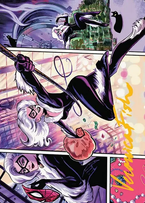 Black Cat, Cunning Thief // Black Cat, Cunning Thief · Marvel's Spider-Man Art Series 44/54