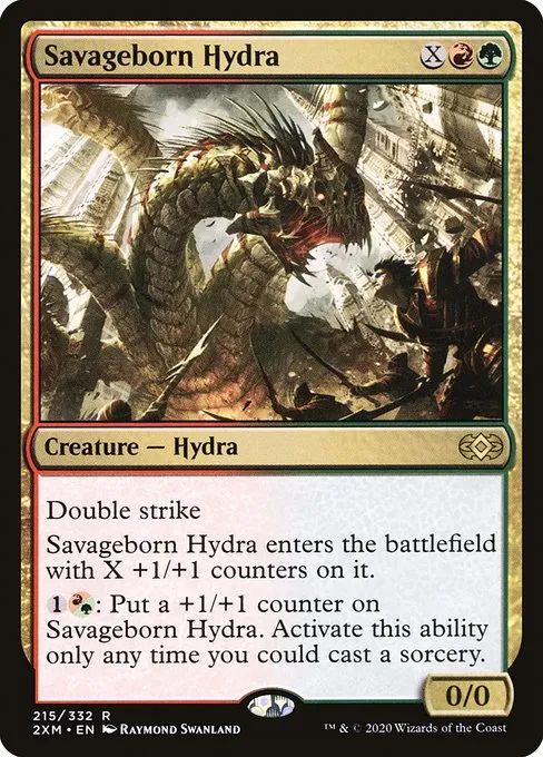 Savageborn Hydra · Double Masters 215/384