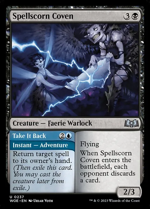 Spellscorn Coven // Take It Back · Wilds of Eldraine 237/381