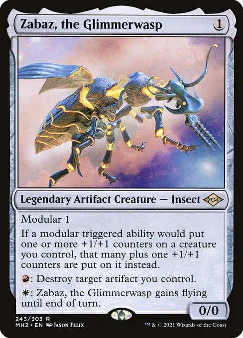 Zabaz, the Glimmerwasp · Modern Horizons 2 243/493