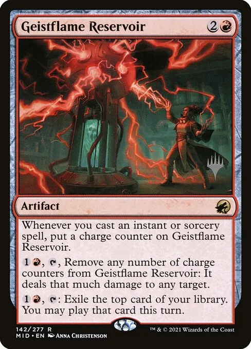 Geistflame Reservoir · Innistrad: Midnight Hunt Promos 142p/155