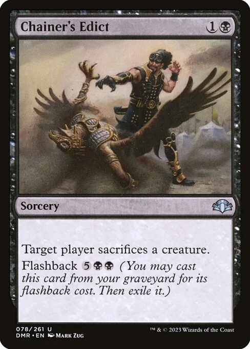 Chainer's Edict · Dominaria Remastered 78/457