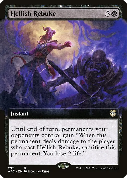 Hellish Rebuke · Forgotten Realms Commander 295/331