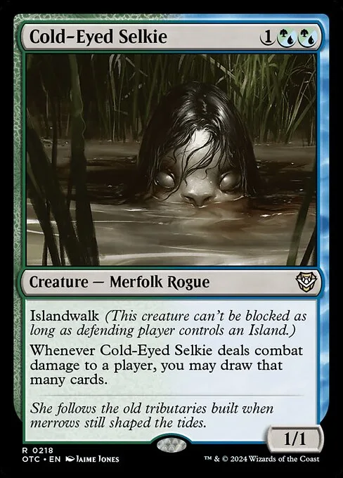 Cold-Eyed Selkie · Outlaws of Thunder Junction Commander 218/342