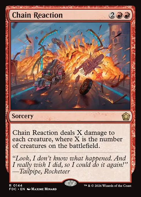 Chain Reaction · Foundations Commander 144/3