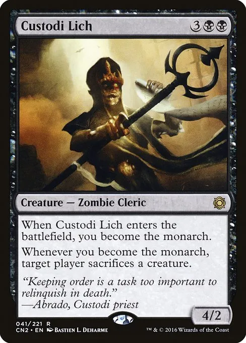 Custodi Lich · Conspiracy: Take the Crown 41/222