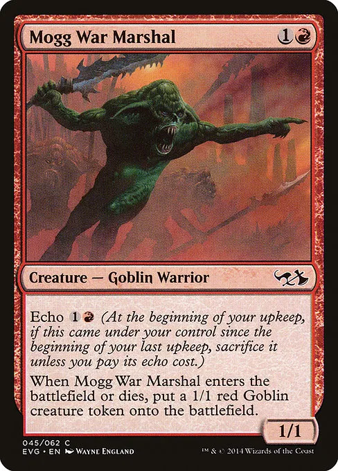 Mogg War Marshal · Duel Decks Anthology: Elves vs. Goblins 45/62