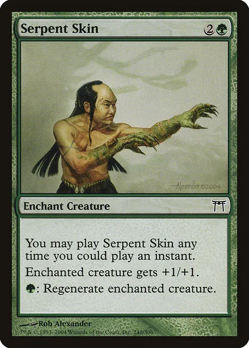 Serpent Skin · Champions of Kamigawa 240/307