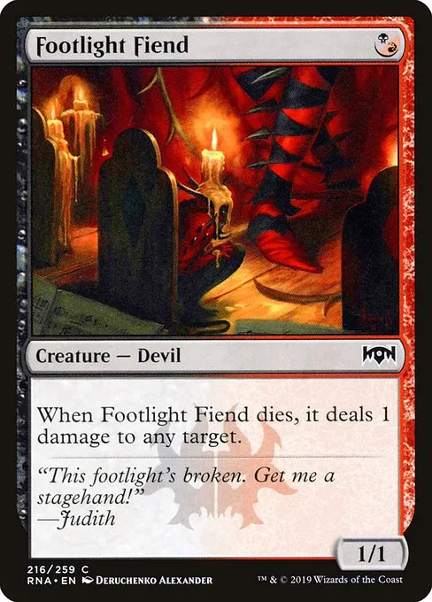 Footlight Fiend · Ravnica Allegiance 216/273