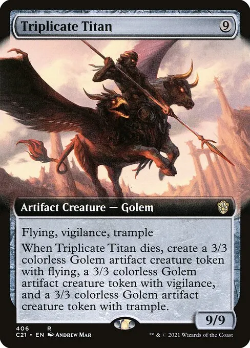 Triplicate Titan · Commander 2021 406/409