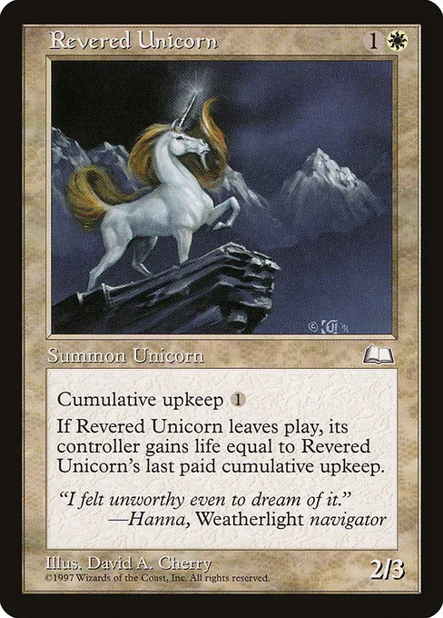 Revered Unicorn · Weatherlight 23/167