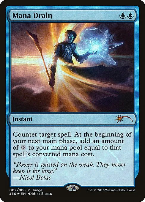 Mana Drain · Judge Gift Cards 2016 2/8
