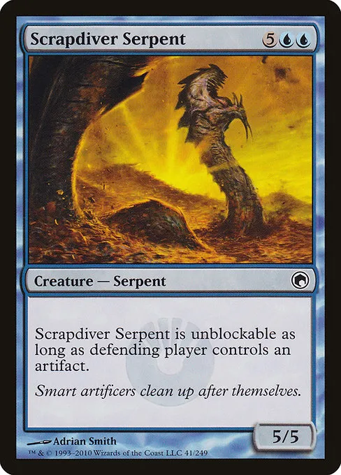 Scrapdiver Serpent · Scars of Mirrodin 41/249