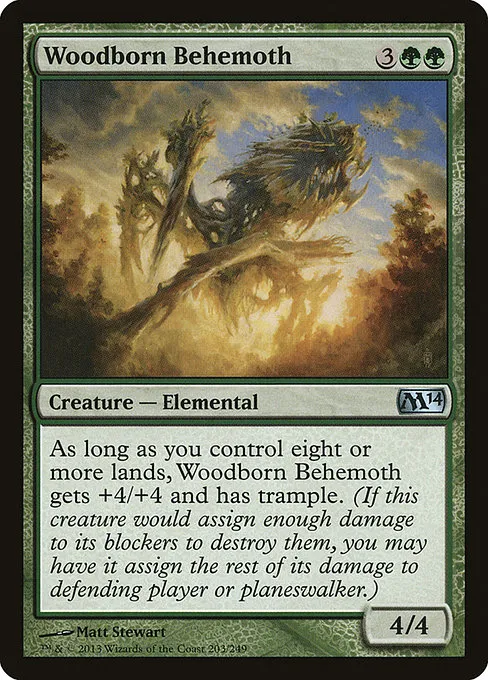 Woodborn Behemoth · Magic 2014 203/249