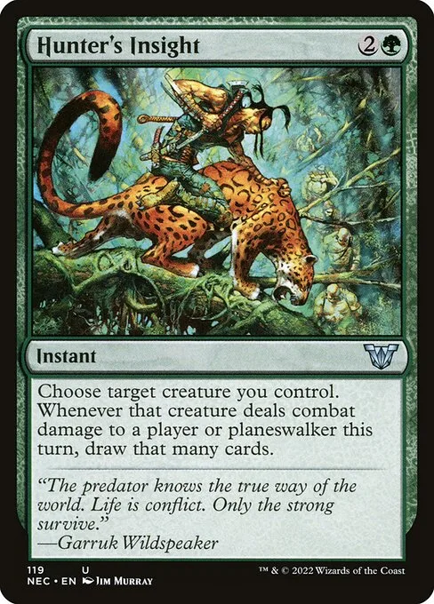 Hunter's Insight · Neon Dynasty Commander 119/179