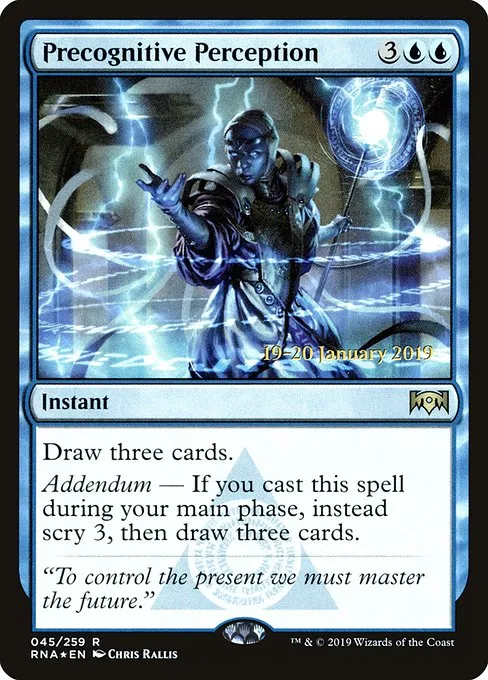 Precognitive Perception · Ravnica Allegiance Promos 45s/81