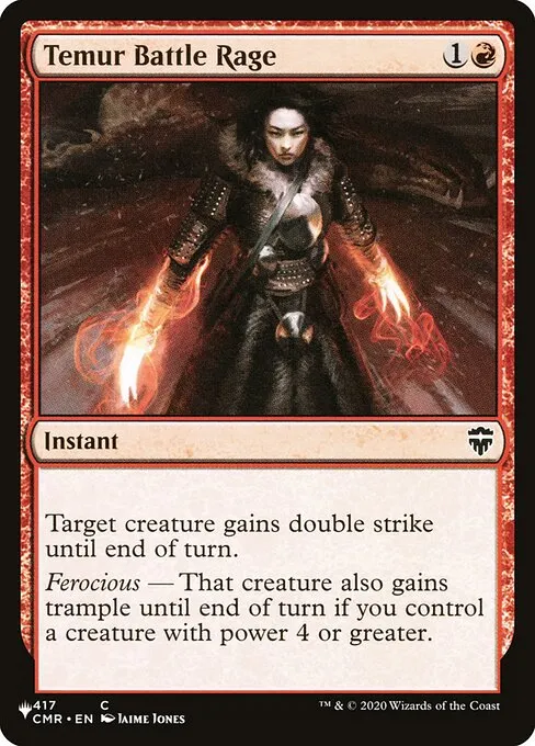 Temur Battle Rage · The List CMR-417/5050