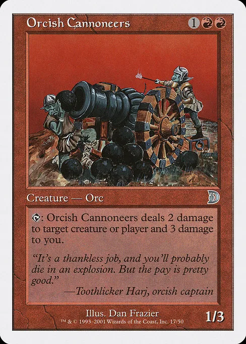 Orcish Cannoneers · Deckmasters 17/58