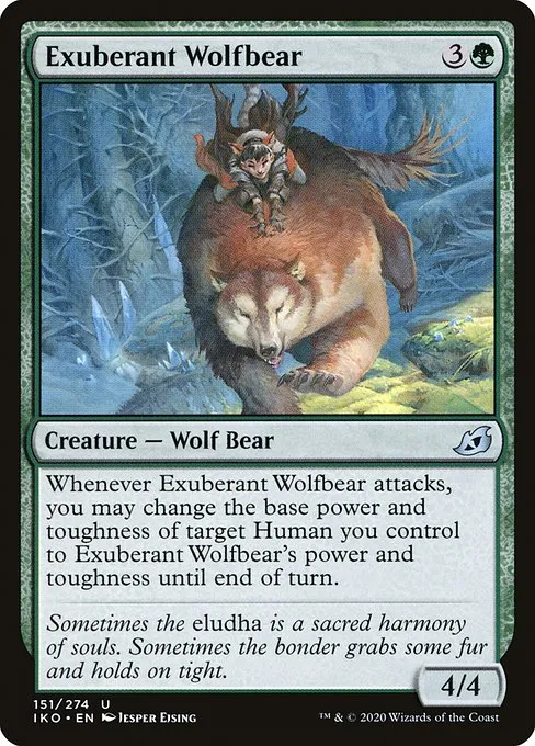 Exuberant Wolfbear · Ikoria: Lair of Behemoths 151/390